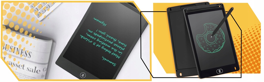 TABLET GRAFICZNY DO RYSOWANIA ZNIKOPIS TABLICA LCD 8,5" CZARNY DLA DZIECKA EAN (GTIN) 5906700045714